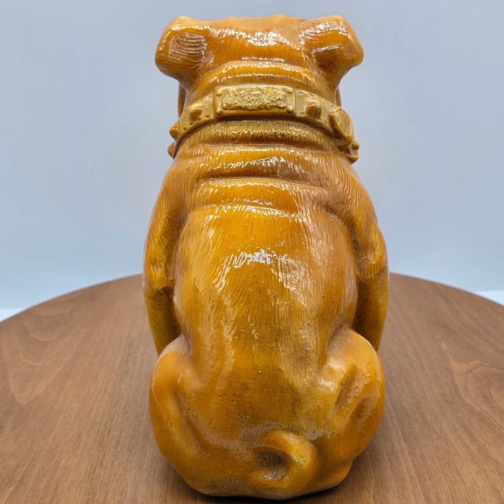 Vintage‎ Mack Truck English Bulldog Figurine Brown Ceramic Resin 8" Height - Picture 5 of 10